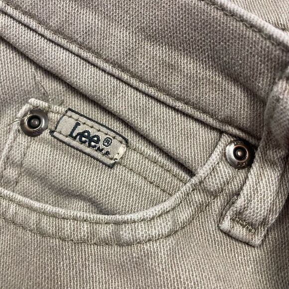 LEE Relaxed Straight Leg Jeans Size 14 Inseam 29” Gray - Picture 9 of 10